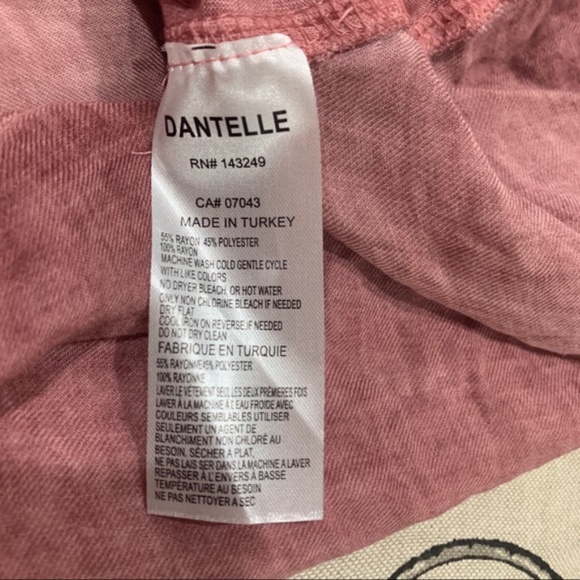 Dantelle Mixed Media Short Sleeve Tee - Picture 3 of 6